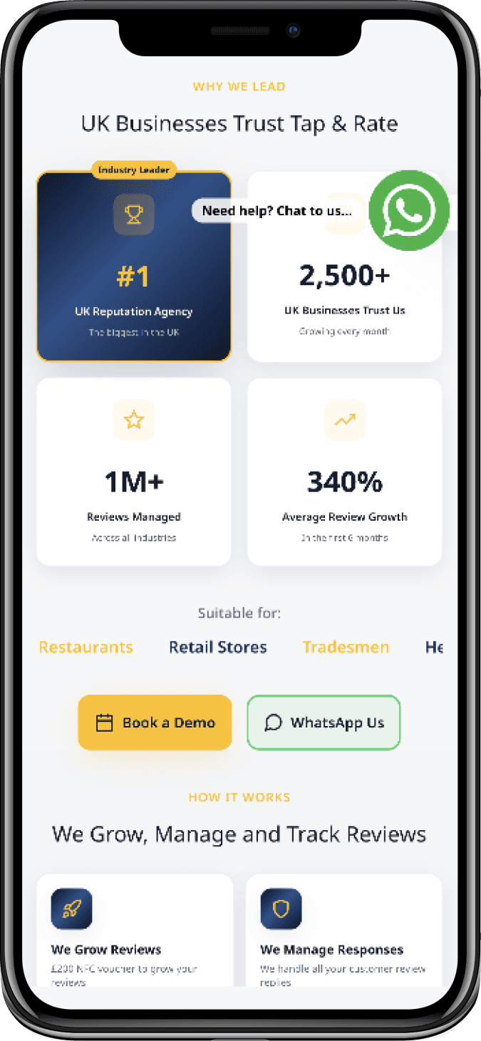 Tap and Rate screen 2