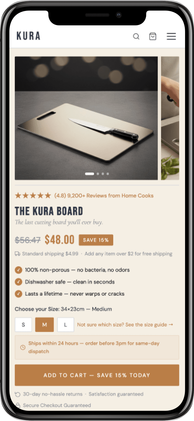 KURA screen 1